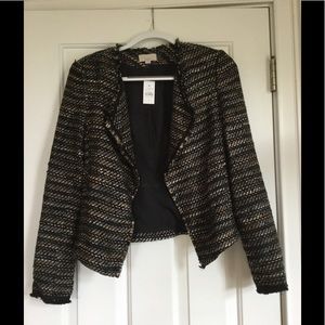 LOFT cropped tweed jacket